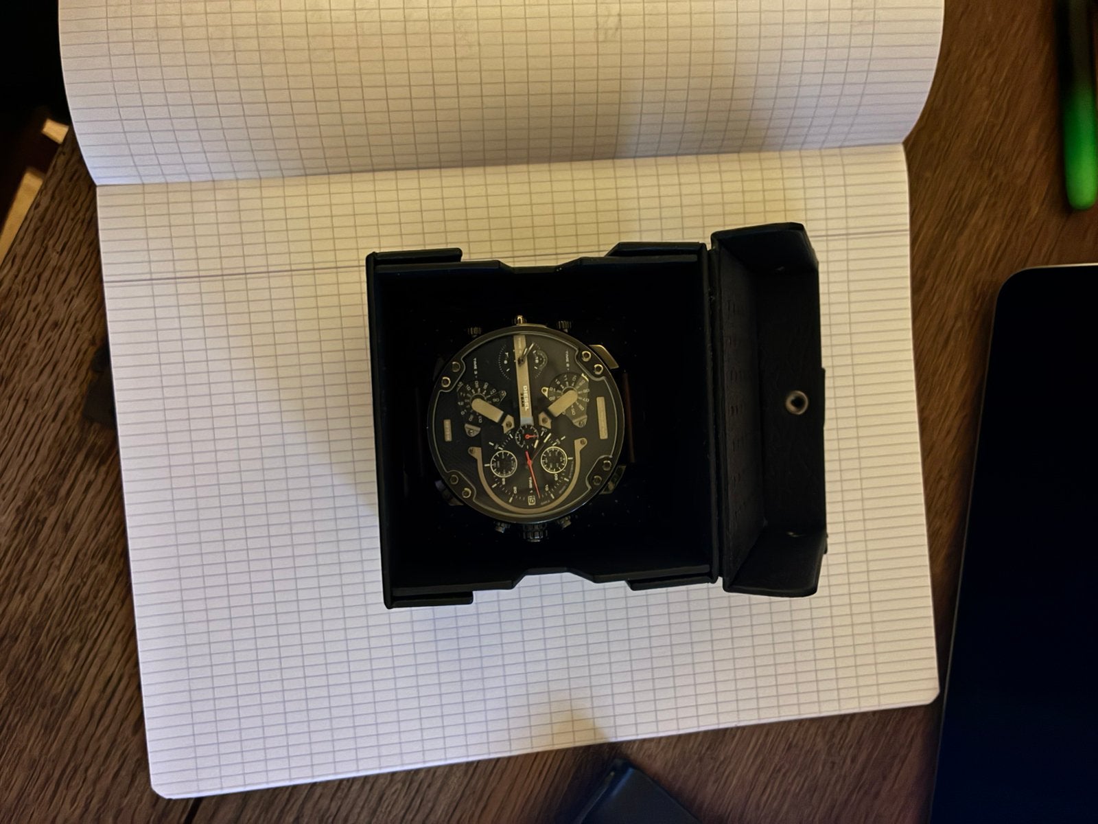 Diesel DZ7314, Bijoux, Sacs & Beauté, Montre-bracelet, Autres marques, Enlèvement ou Envoi, Cuir
