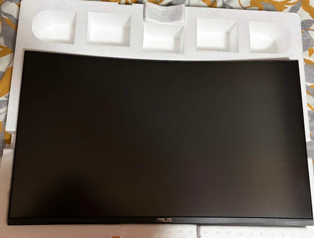 ASUS TUF VG27VQ 27” 165Hz Curved Gaming Monitor (gebruikt), Gebruikt, ASUS, VA, Full HD