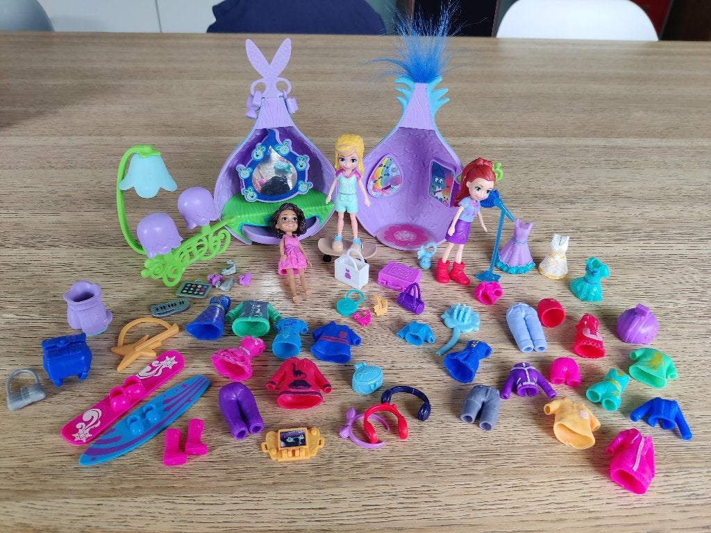 Polly Pocket, Kinderen en Baby's, Speelgoed | Poppen, Ophalen, Gebruikt, Overige typen