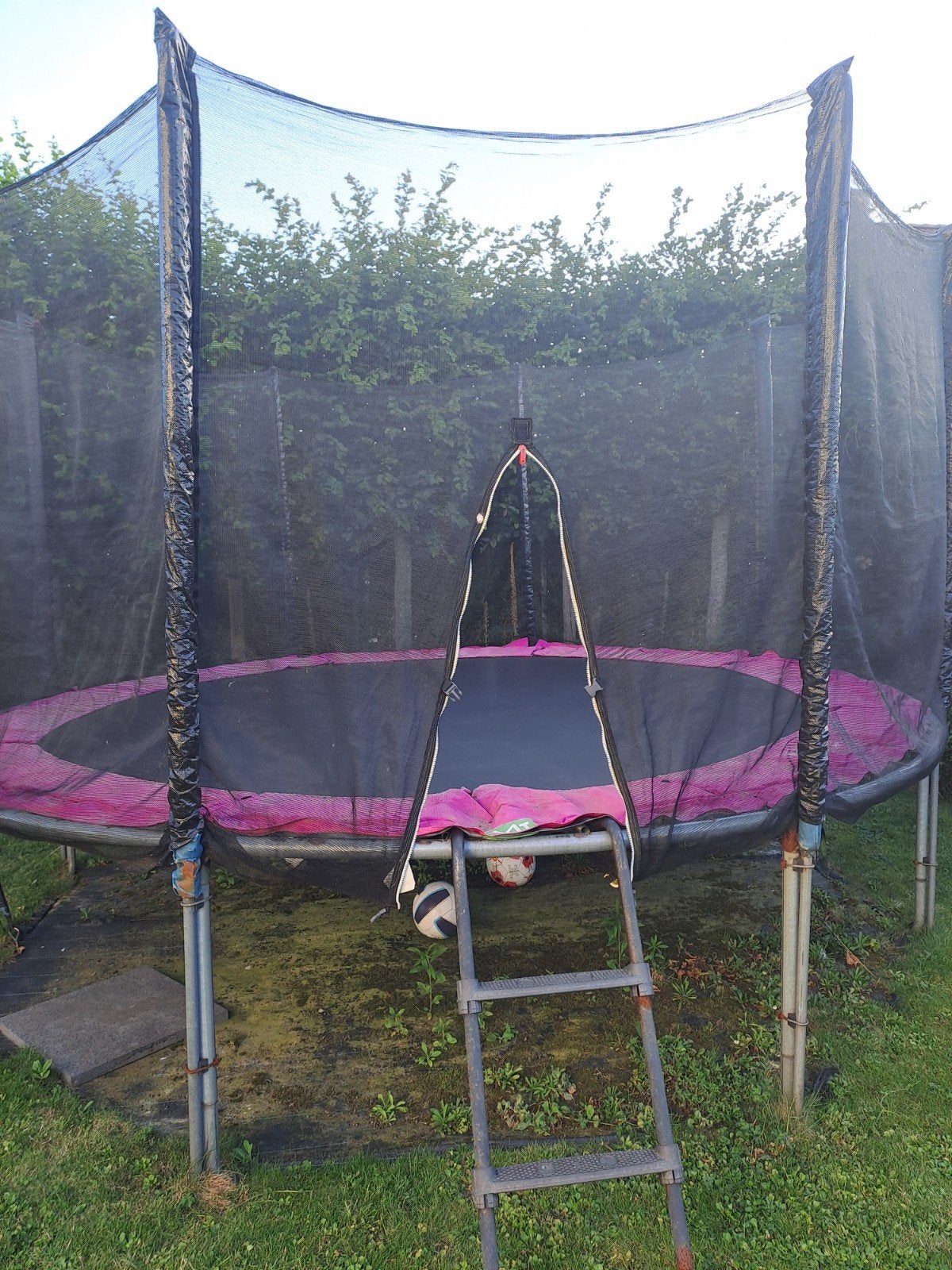 Diamètre du trampoline : 360 cm., Enlèvement