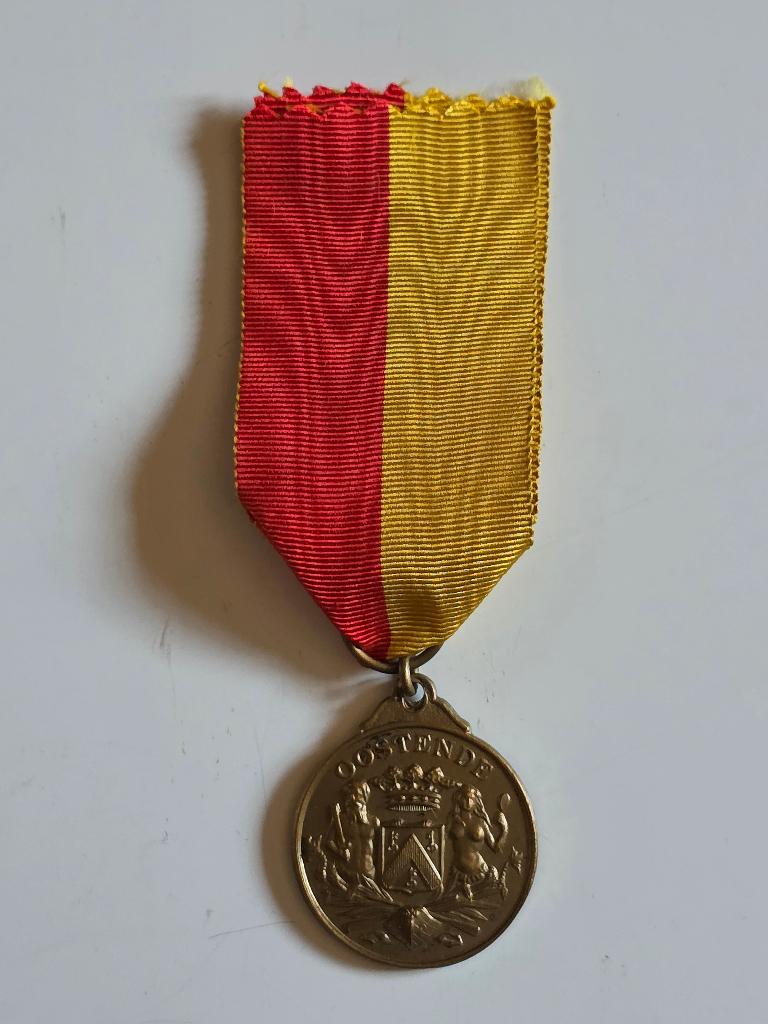 Medaille voor de overstroming van Oostende 01/02/1953, Verzenden, Overige soorten, Lintje, Medaille of Wings