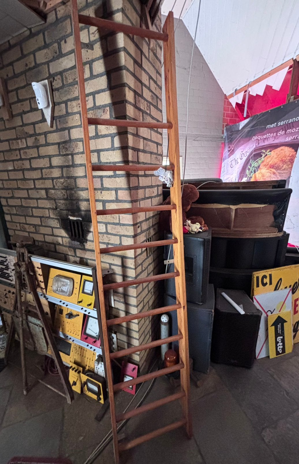 Vintage enkel klimrek/ turnrek, Sport en Fitness, Turnen, Ophalen, Zo goed als nieuw
