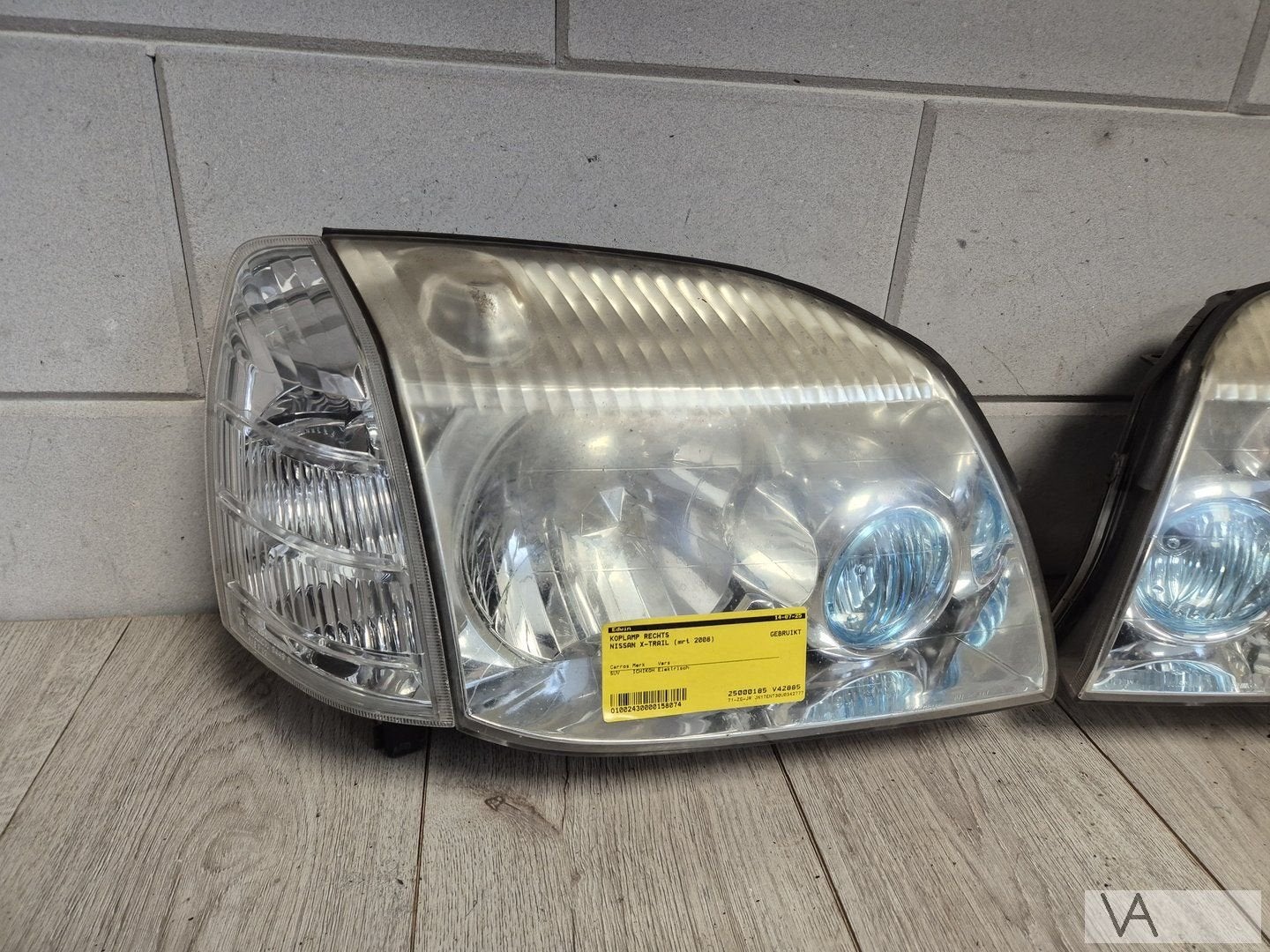 Nissan X-trail 02 - 08 koplamp rechts MET KNIPPER passagier, Gebruikt, -, -, Ophalen of Verzenden
