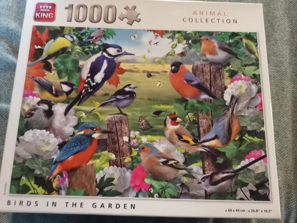 Puzzle Oiseaux dans le jardin, Enlèvement