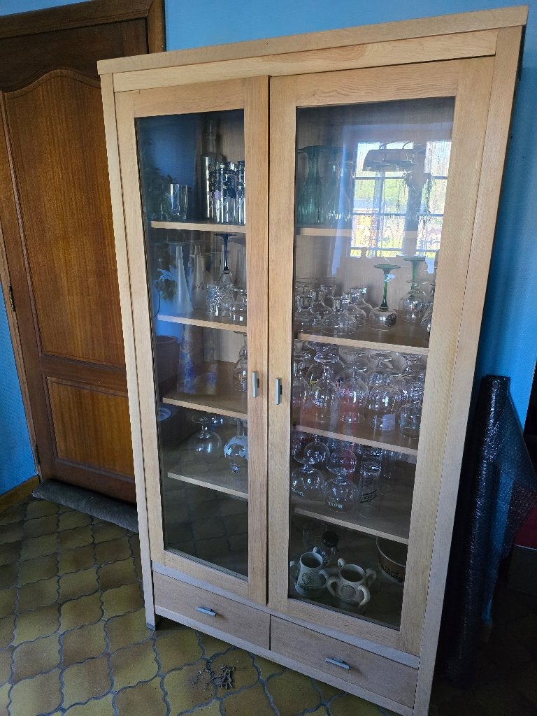 Salle a manger complète en parfait état, Enlèvement, Comme neuf, Moderne, 4 à 6 chaises