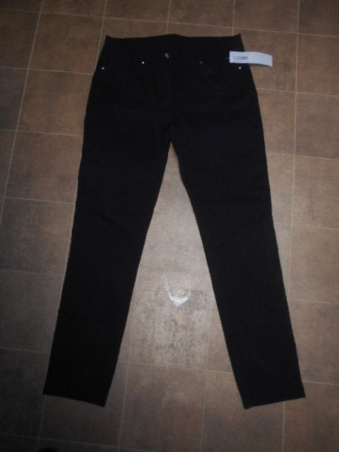 Nieuwe katoen stretch broek / Maat 40, Kleding | Dames, Broeken en Pantalons, Maat 38/40 (M), Zwart, Nieuw, Ophalen of Verzenden