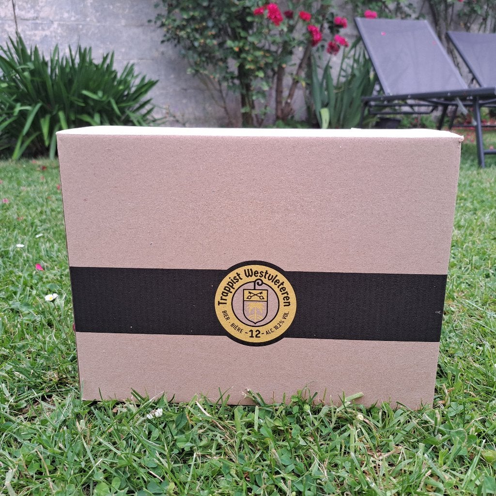 Coffret 6 bouteilles bières Westvleteren 12 + 2 verres 15cl, Collections, Enlèvement, Neuf, Bouteille(s), Autres marques