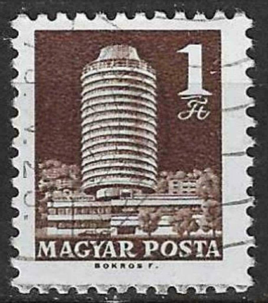Hongrie 1963-1972 - Yvert 1563A - Série en cours (ST), Envoi, Affranchi