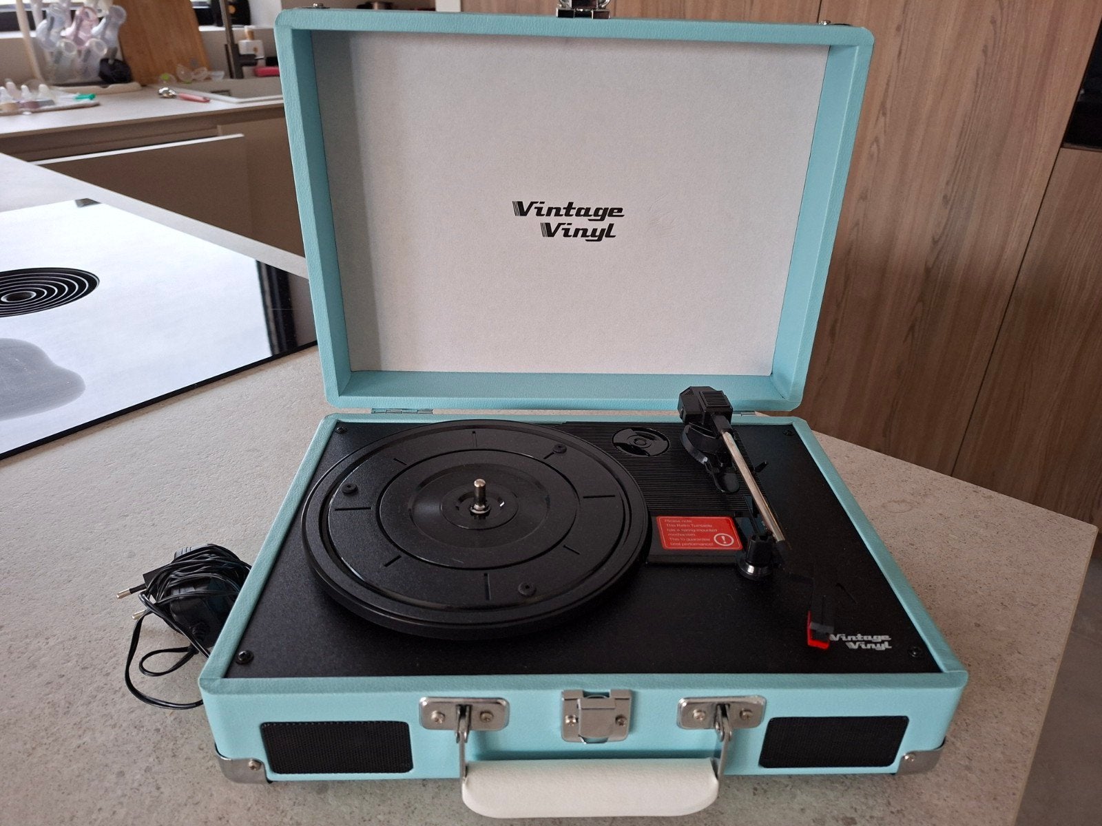 Vintage Vinyl platenspeler koffer, Overige merken, Ophalen of Verzenden, Zo goed als nieuw, Automatisch