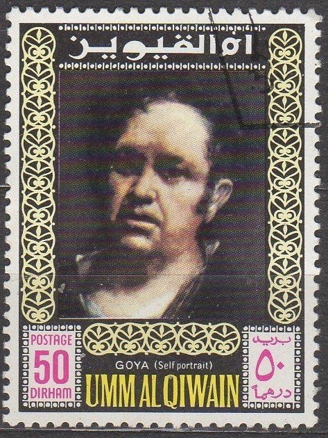 Umm Al Qiwain - Zelfportret Francisco Goyat, Envoi, Affranchi