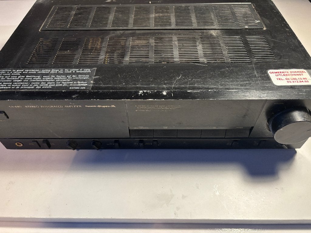 JVC AX-440 versterker (gemaakt in Japan), Audio, Tv en Foto, Ophalen, Gebruikt, JVC, 60 tot 120 watt