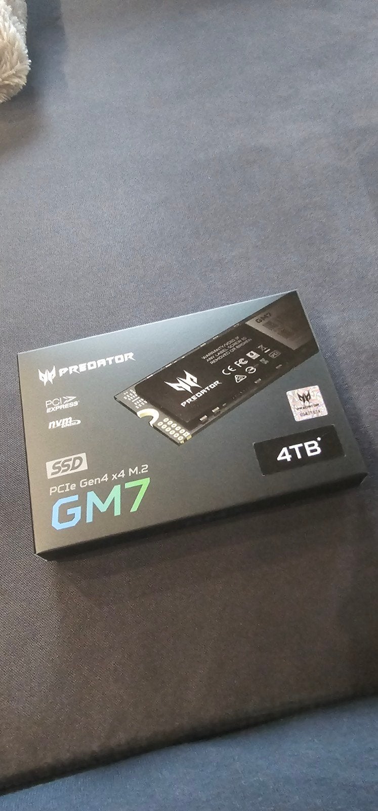 Acer Predator GM7 4 To – SSD NVMe PCIe 4.0 – Neuf, Informatique & Logiciels, Enlèvement, SSD
