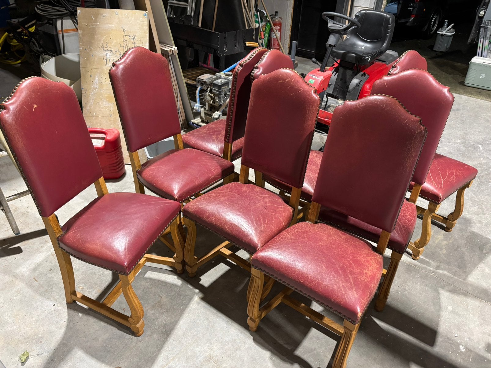 8 stoelen, Antiek en Kunst, Ophalen