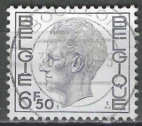 Belgie 1974 - Yvert 1719 /OBP 1744 - Koning Boudewijn (ST), Verzenden, Gestempeld, Gestempeld, Koninklijk huis