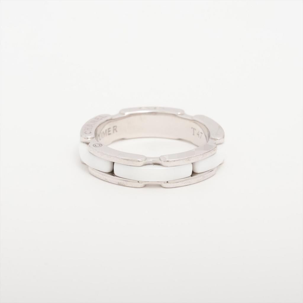 Chanel Ultra keramiek en goud maat 47, Verzenden, Wit, Dame, Goud