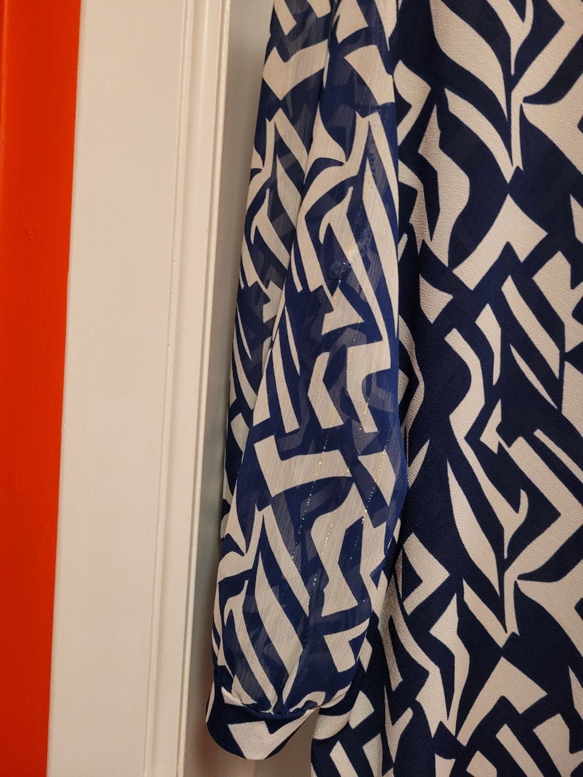 blouse, paprika 48 veelkleurig, Enlèvement ou Envoi, Comme neuf, Chemisier ou Tunique, Multicolore