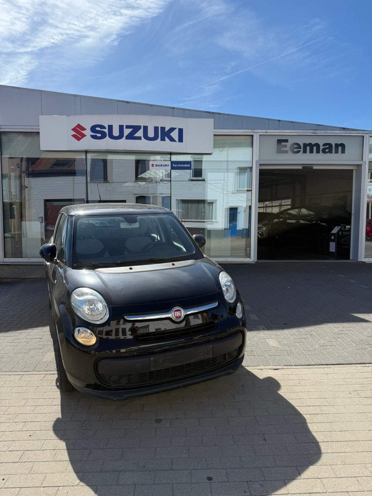 Fiat 500 L *Benzine*2017, Euro 6, Zwart, Bedrijf, 5 zetels