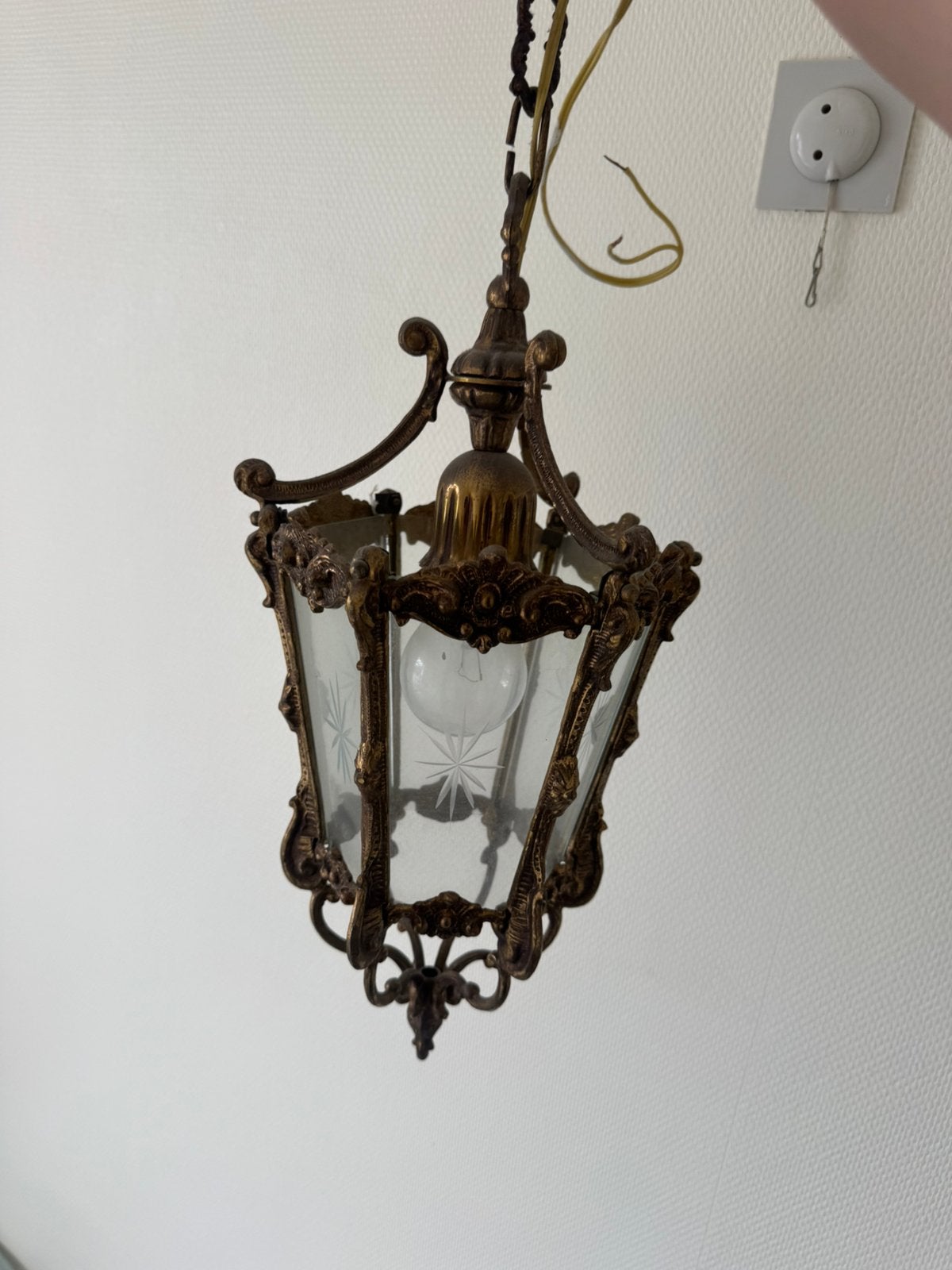 Vintage Antieke lantaarn, Huis en Inrichting, Ophalen, Gebruikt