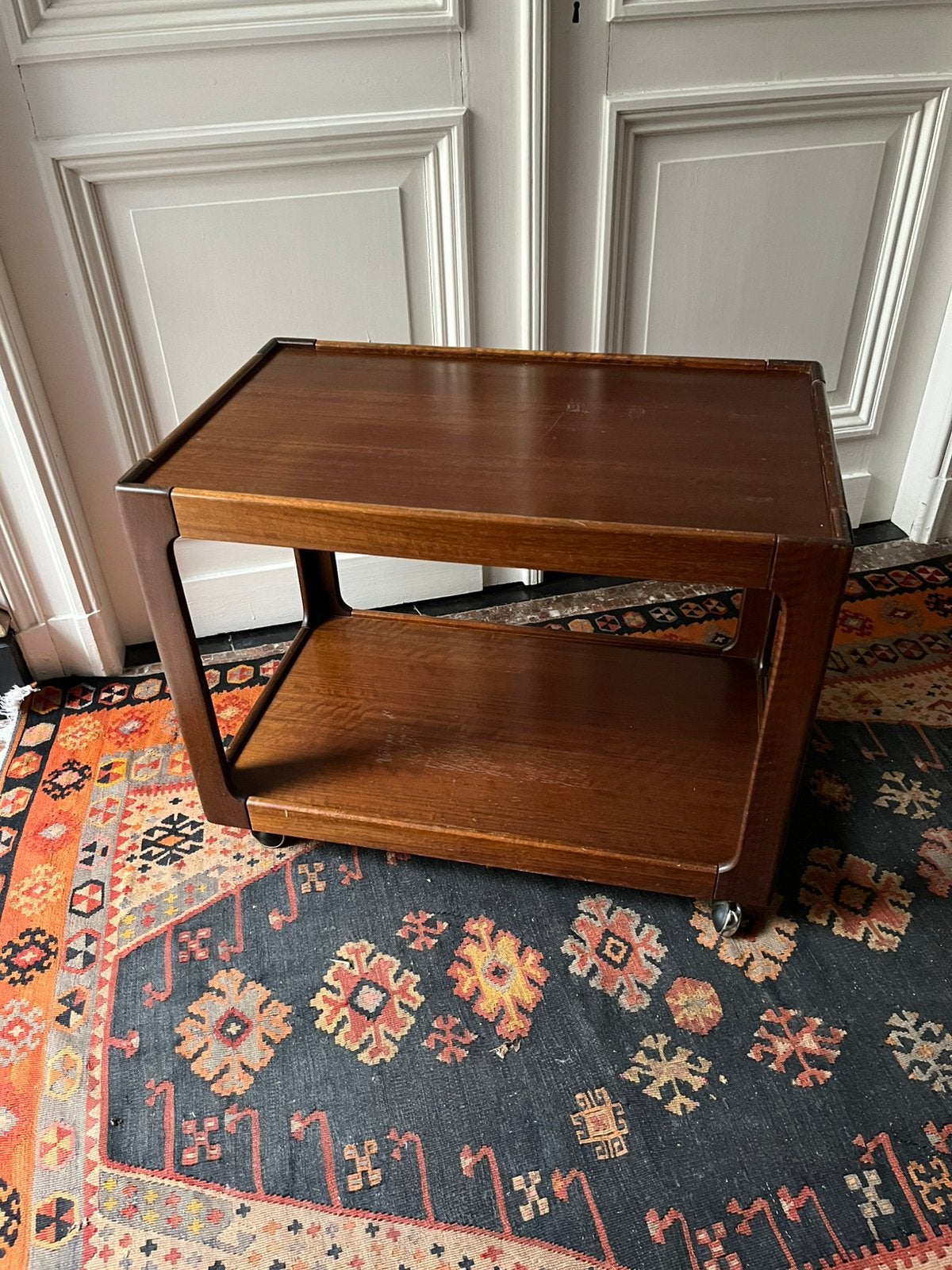 VINTAGE DEENS TROLLEY ROLTAFEL TAFEL WIELEN, Enlèvement