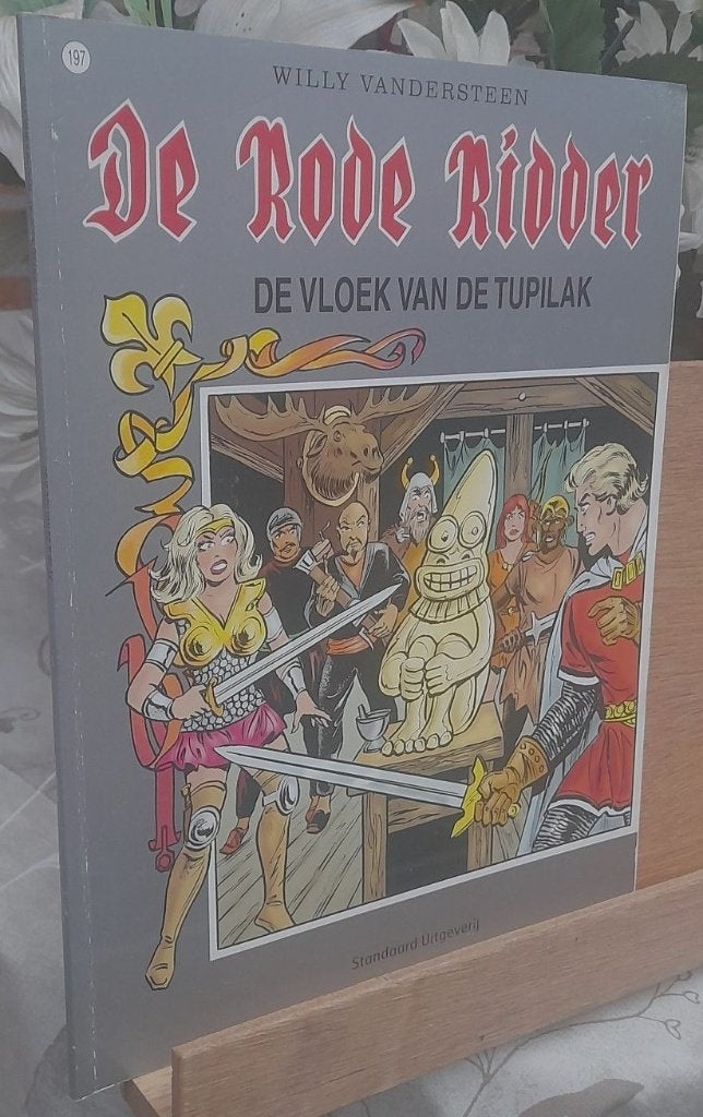 De rode ridder nr 197 ’’ de vloek van Tupilak ; zeldzaam, Gelezen, Verzenden, Willy Vandersteen, Eén stripboek