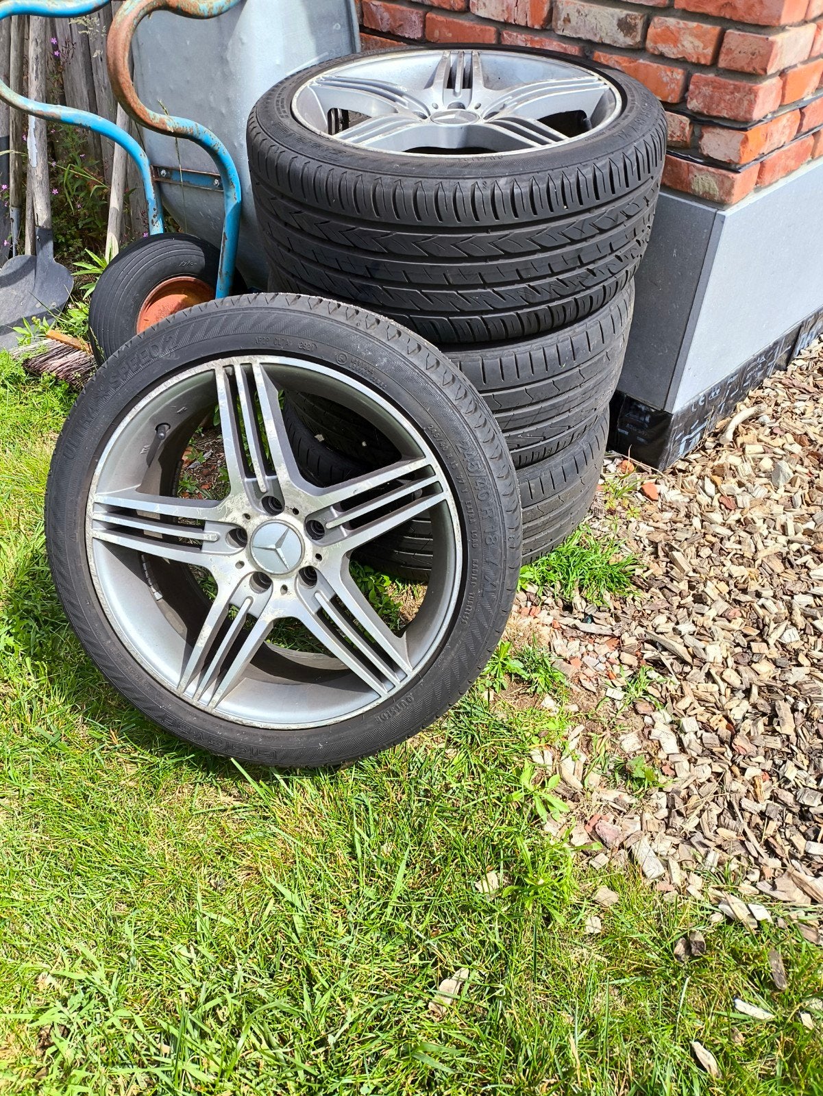 Opmaaksetje velgen van Mercedes, Auto-onderdelen, Banden en Velgen, Ophalen, Band(en)