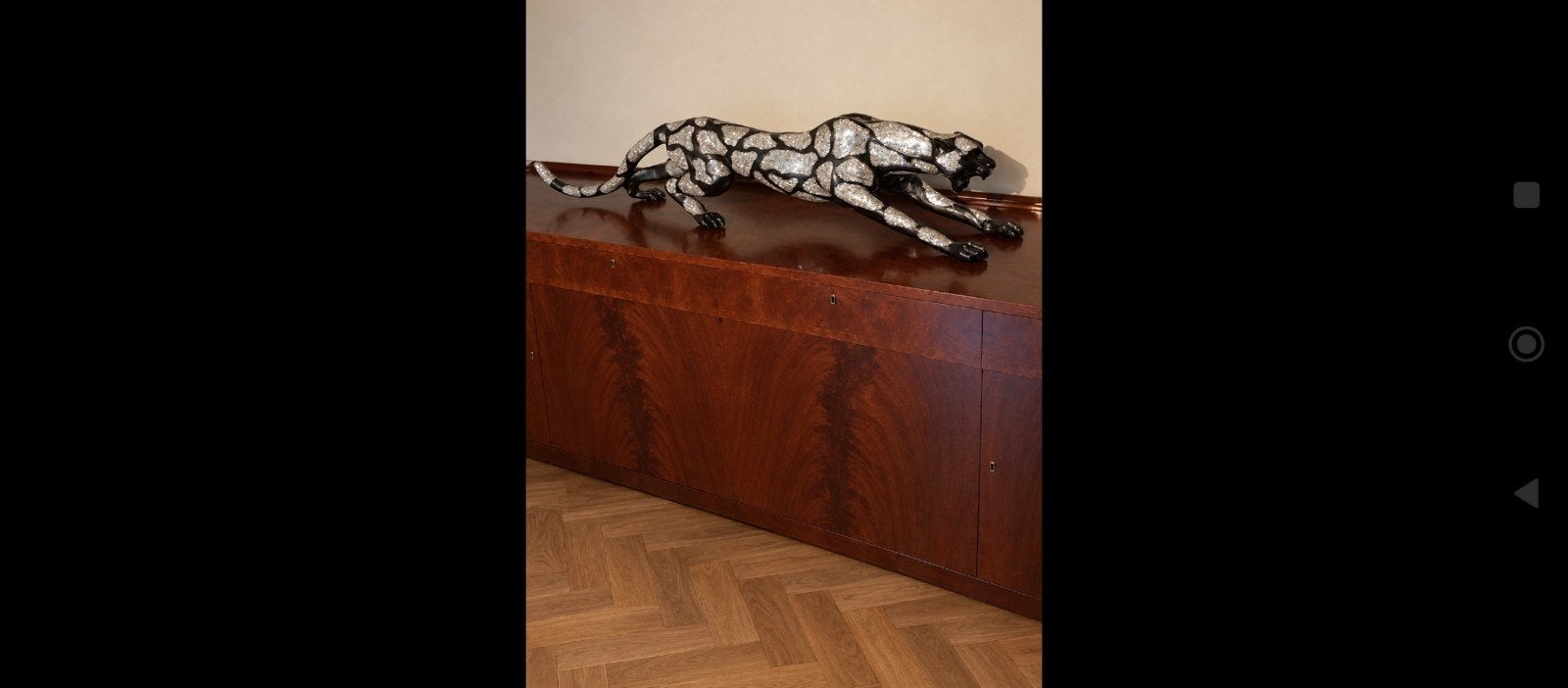 sculptuur jachtluipaard / cheetah, Ophalen, Zo goed als nieuw