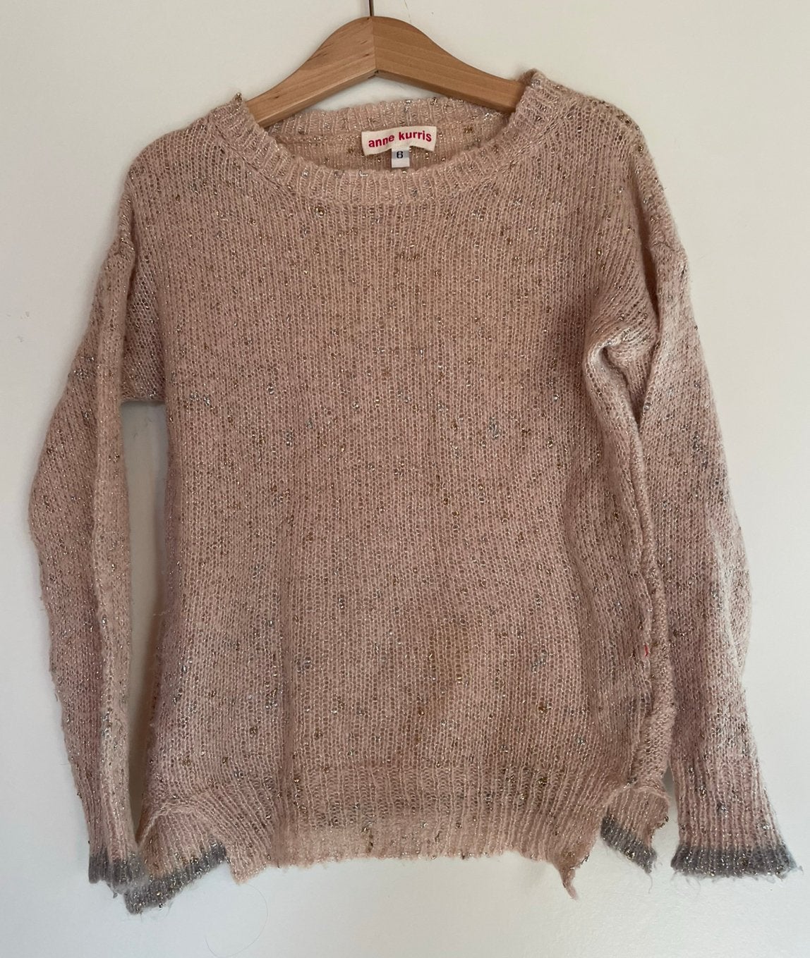 Prachtig Anne Kurris glitter trui maat, Ophalen of Verzenden, Gebruikt, Meisje, Trui of Vest