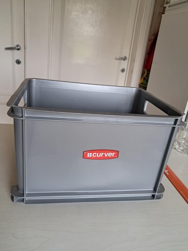 Unibox Small Curver argentée 15 L, Bricolage & Construction, Enlèvement ou Envoi, Moins de 35 cm, Utilisé, Moins de 40 cm