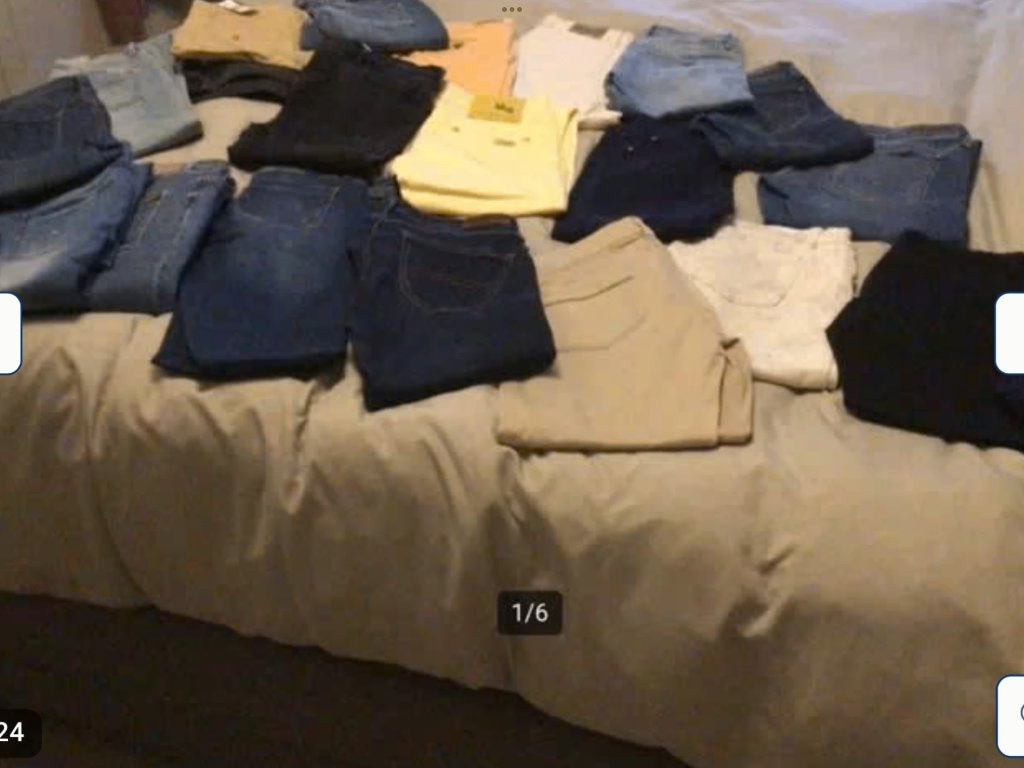 10 tal dozen kleding en schoenen, Ophalen, Gebruikt