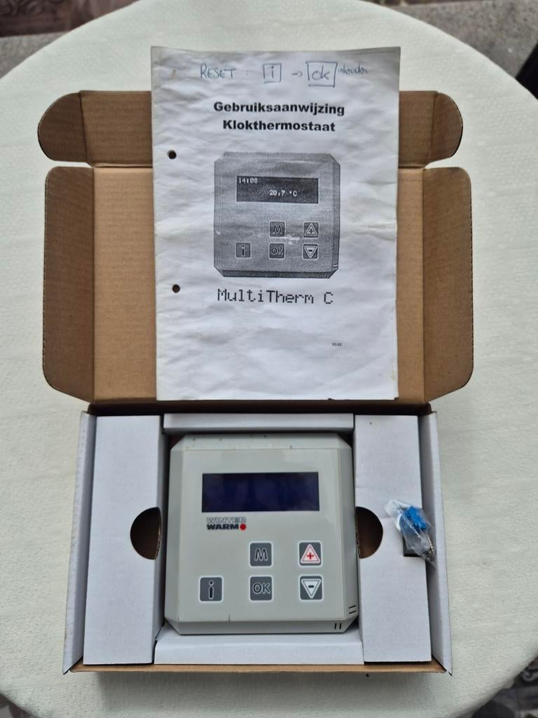 MultiTherm C Winter warm klokthermostaat, Ophalen