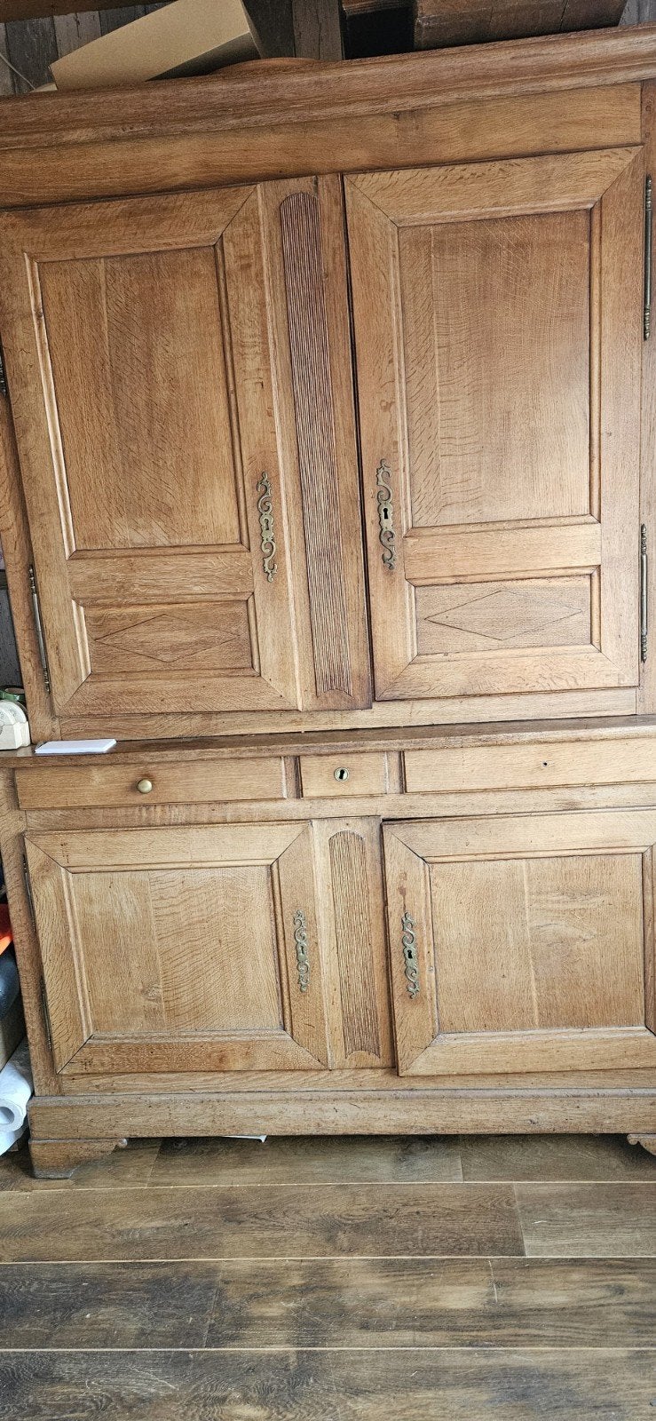 Meuble buffet en chêne, Enlèvement