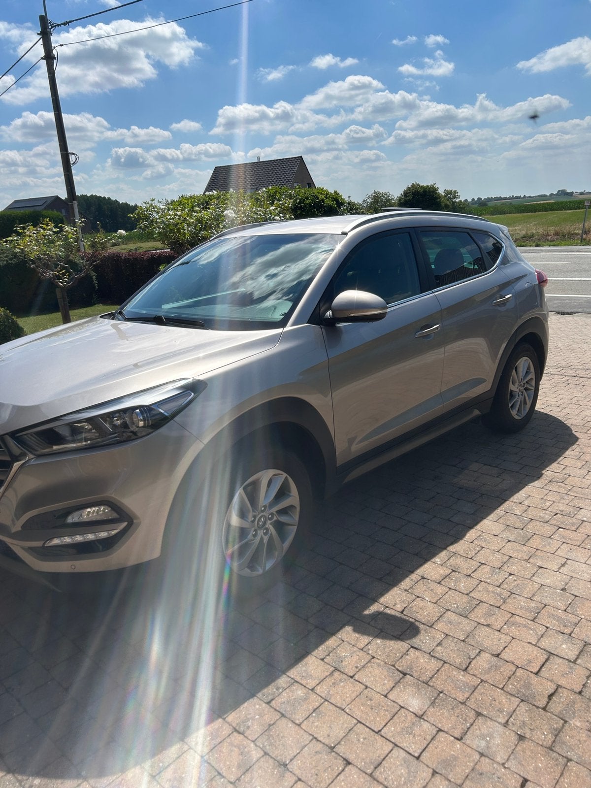 Hyundai tucson 1.6 benzine, Autos, Hyundai, Cuir, Autres couleurs, 5 portes, Tucson