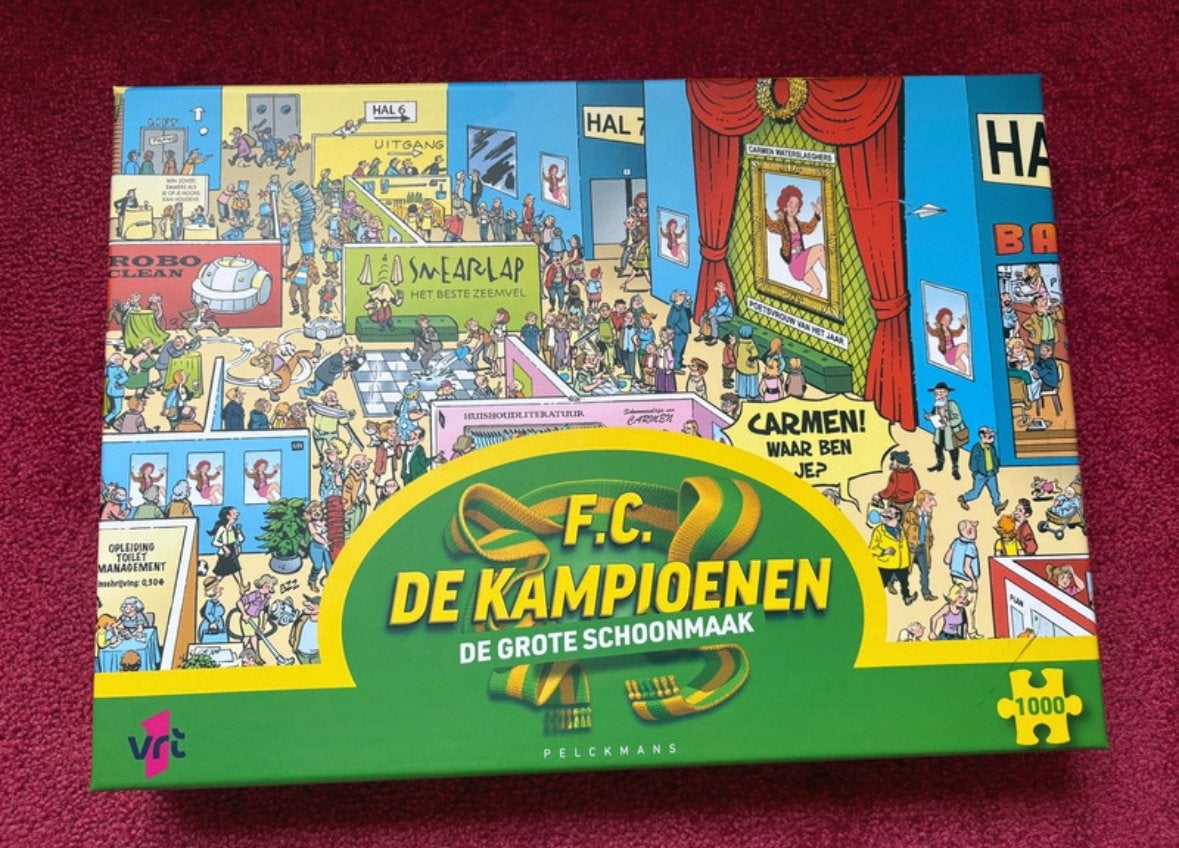 FC De Kampioenen puzzel 1000 stukjes, Ophalen, 500 t/m 1500 stukjes, Nieuw, Legpuzzel