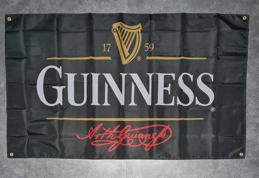 Guinness bier reclame decoratie vlag Jack Daniëls Jupiler, Ophalen of Verzenden, Nieuw
