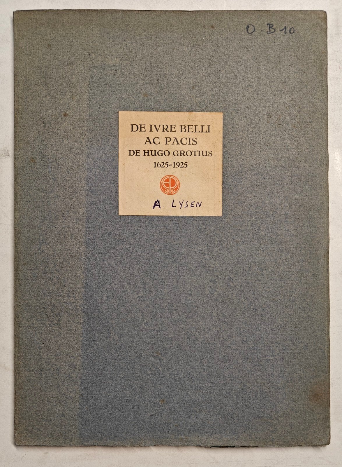 QUELQUES LETTRES CONCERNANT LA PREMIÈRE ÉDITION DU DE IVRE., Enlèvement ou Envoi