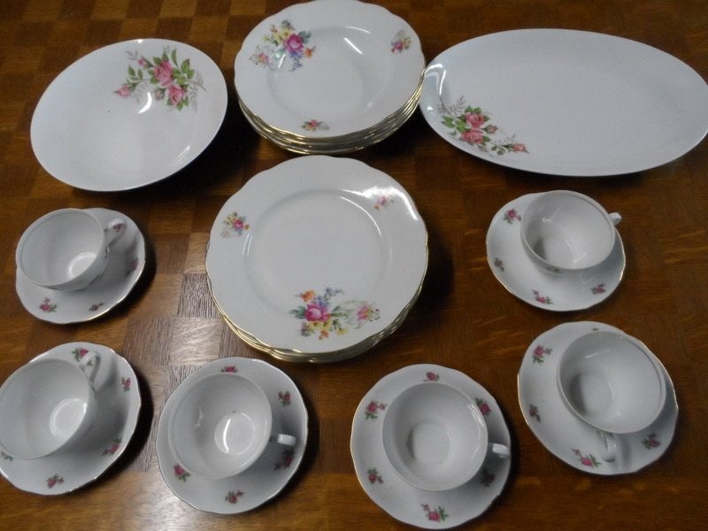 vaisselle à motif floral, Antiquités & Art, Enlèvement