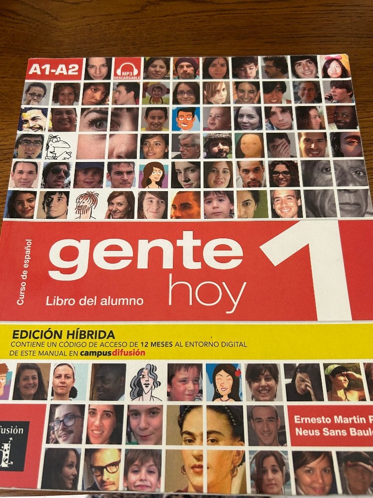 Livre d'apprentissage de l'espagnol: Gente hoy 1, Boeken, Taal | Spaans, Gelezen, Non-fictie, Ophalen of Verzenden, Ernesto Martin Peris