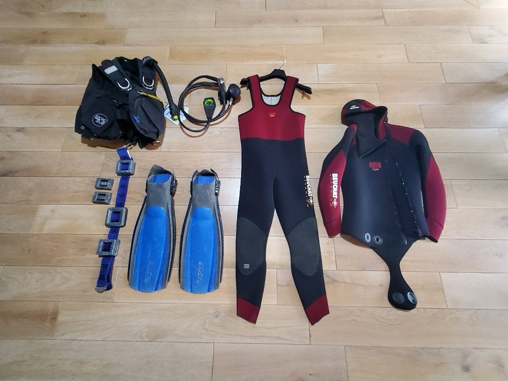 Matériel de plongée, Watersport en Boten, Duiken, Zo goed als nieuw, Duikpak, Ophalen