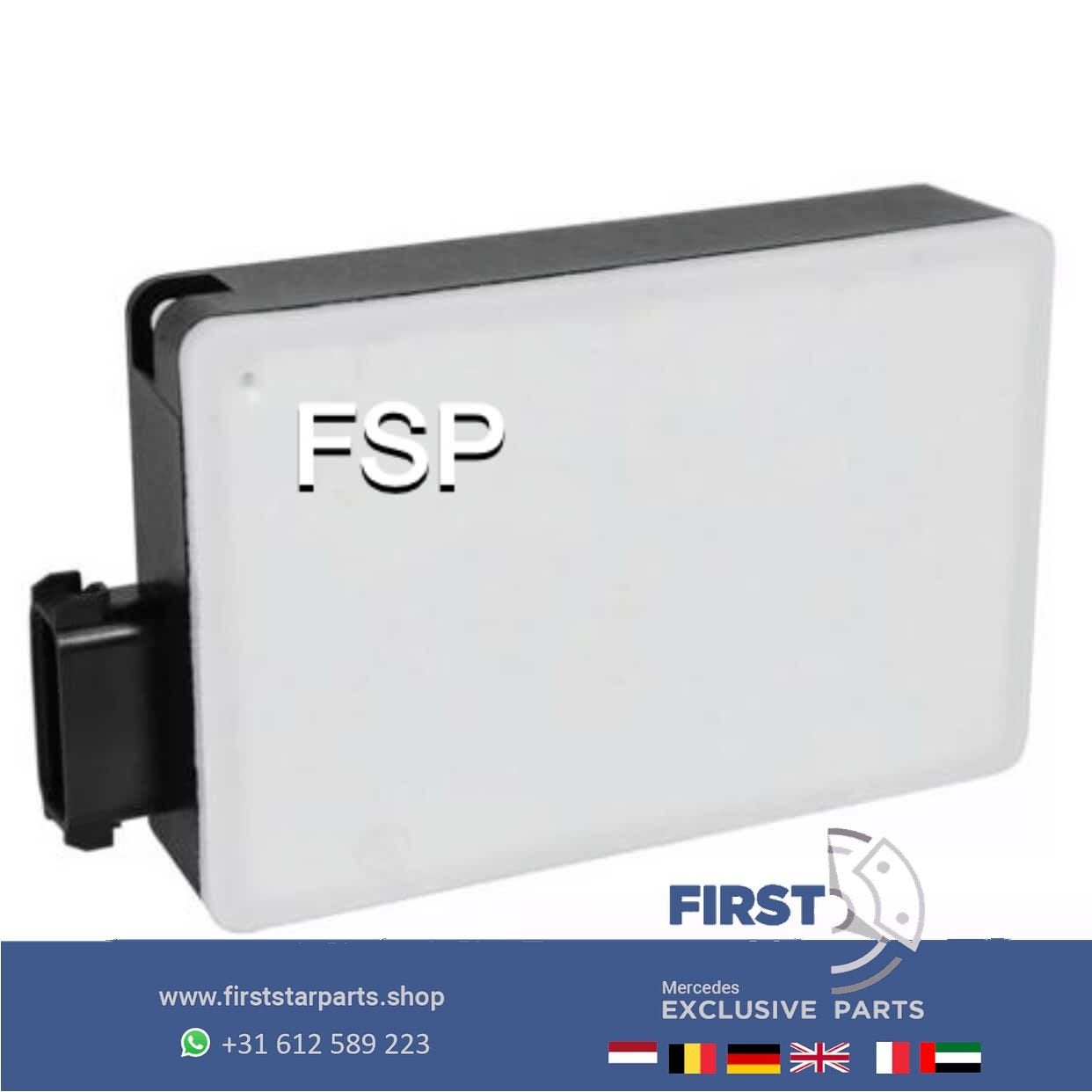 W205 radar sensor dodehoek A0009056103 Mercedes C Klasse 201, Gebruikt, -, Ophalen of Verzenden, -