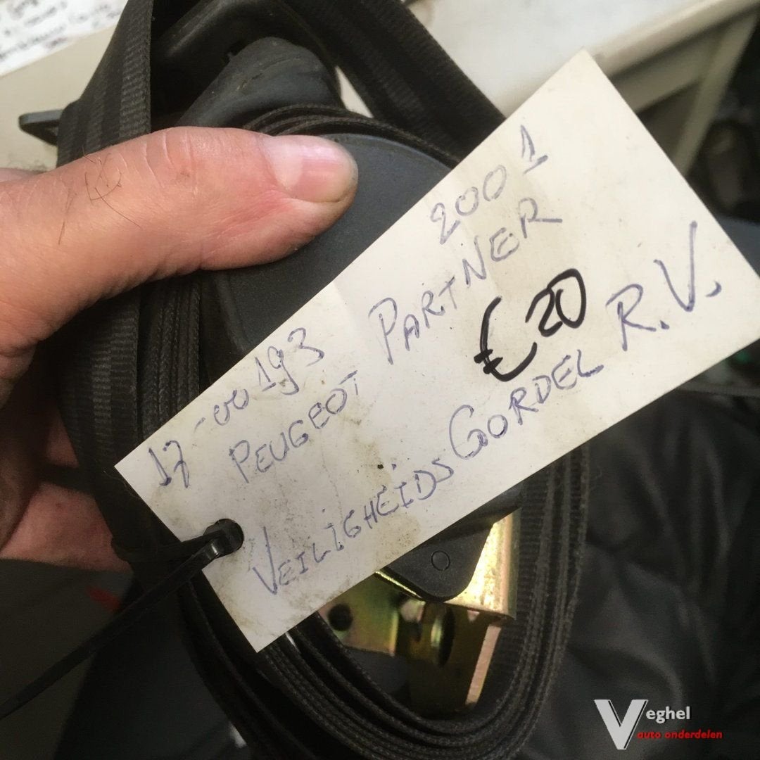 Peugeot partner 2001 gordel rechtsvoor, Auto-onderdelen, Gebruikt, -, -, Ophalen of Verzenden