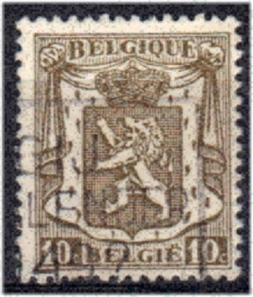 Belgie 1935 - Yvert/OBP 420 - Klein staatswapen 10 c. (ST), Verzenden, Gestempeld, Gestempeld