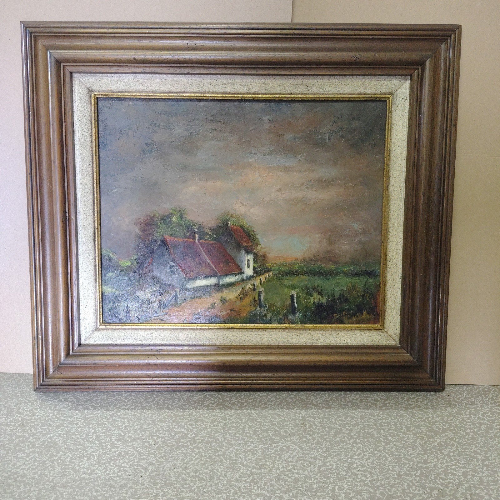 Schilderij R De Block, Antiek en Kunst, Ophalen