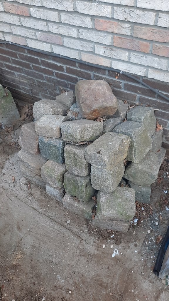 kasseien, Tuin en Terras, Ophalen, Gebruikt