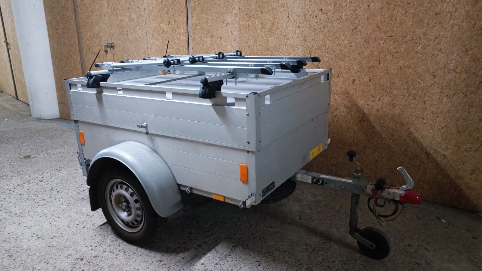 aluminium bagagewagen met fietsendrager en slot, Ophalen, Zo goed als nieuw
