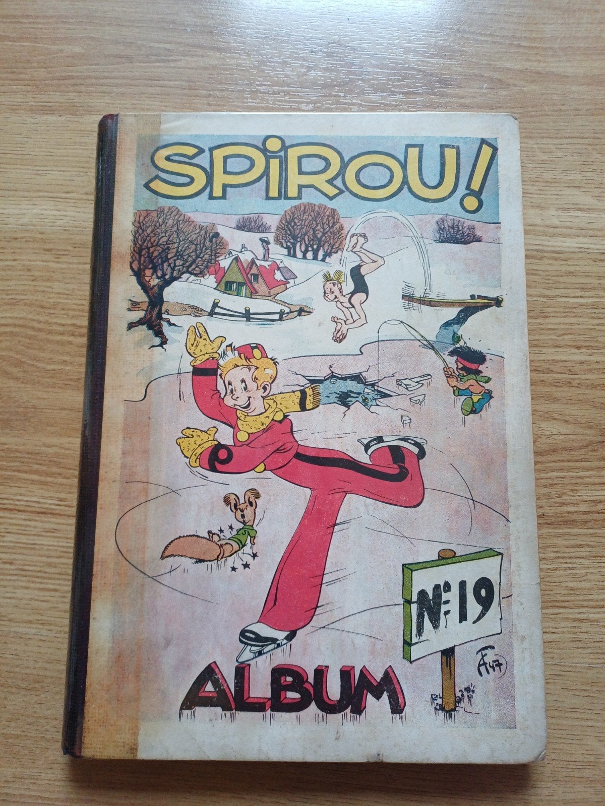 Bd Album Spirou 19 EO 1946, Livres, Une BD, Enlèvement ou Envoi, Comme neuf