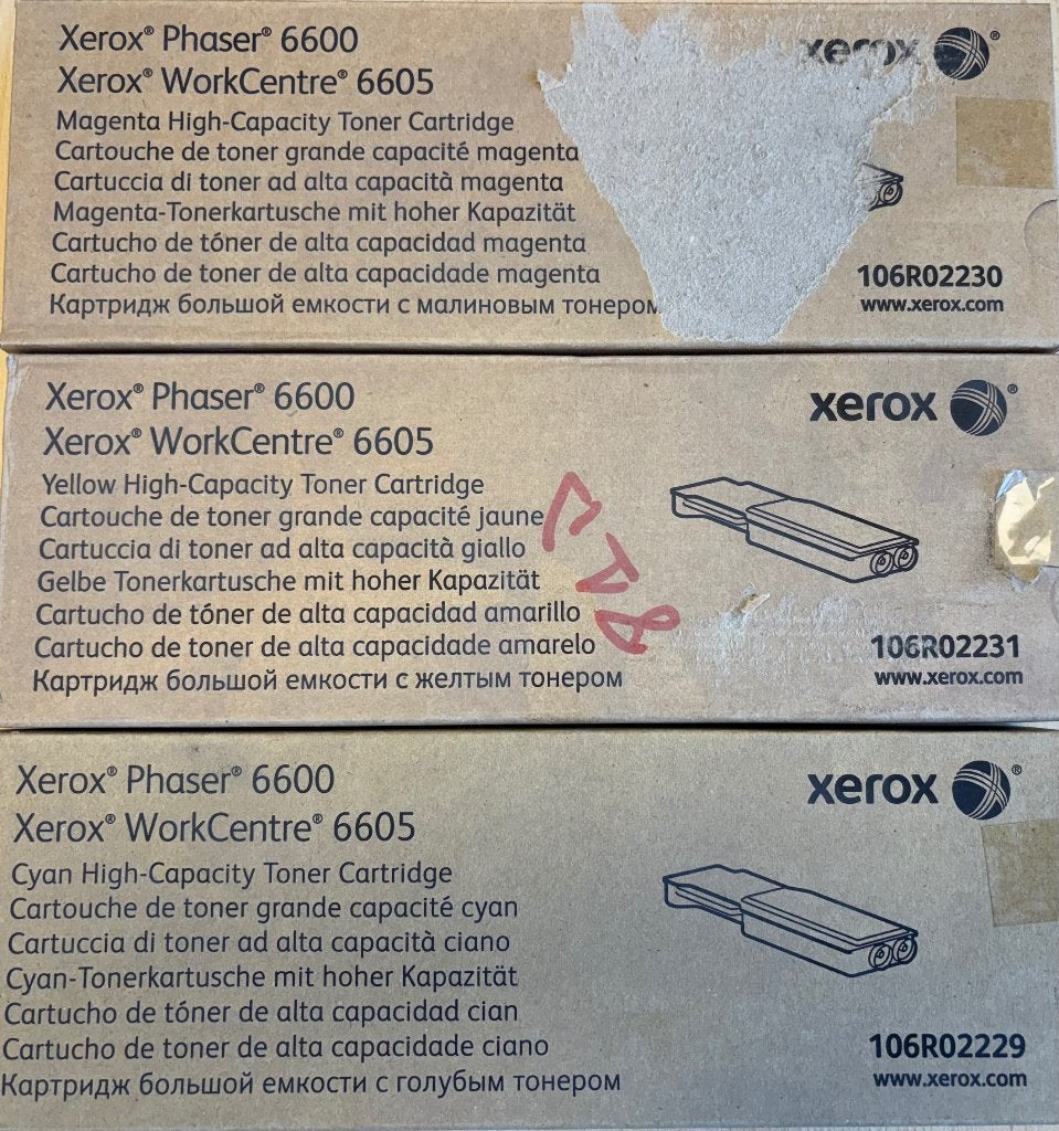 Cartouche Xerox phaser 6600, Computers en Software, Printerbenodigdheden, Ophalen of Verzenden, Zo goed als nieuw, Toner, Xerox