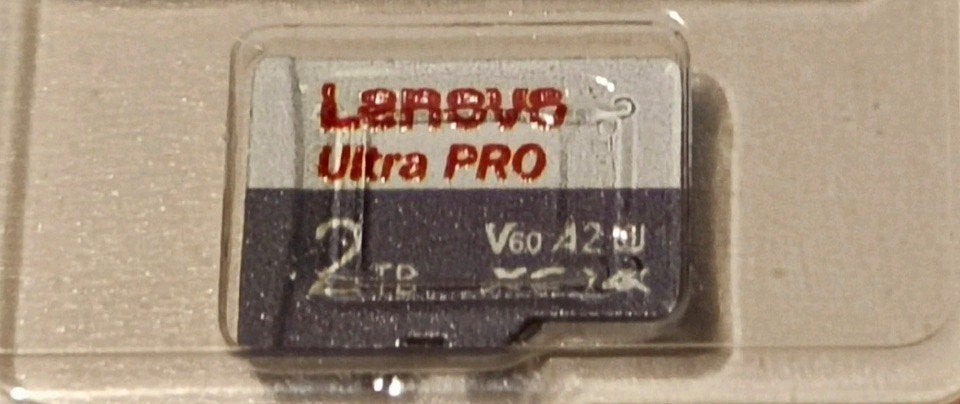 2 TB Micro SD kaart Lenovo, Videocamera, 1 TB of meer, Nieuw, Ophalen of Verzenden