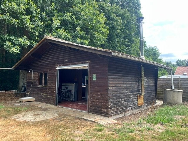 tuinhuis-chalet, Ophalen, 500 cm of meer, Hout, 200 tot 400 cm