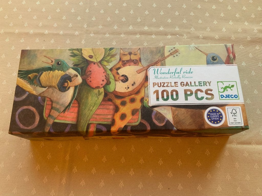 Djeco puzzel, Ophalen of Verzenden, Meer dan 50 stukjes, Zo goed als nieuw, 4 tot 6 jaar