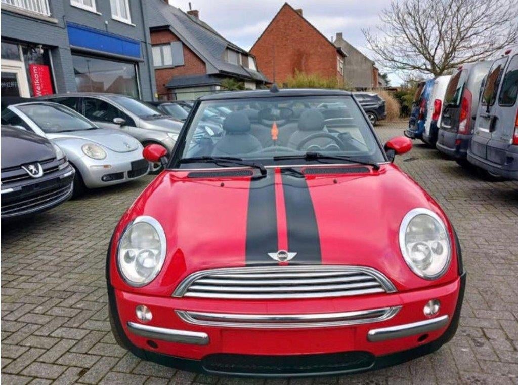 Mini Cooper — 1.6 essence automatique Bj 2008 150000km, Autos, Rouge, Entreprise, Cabriolet, Electronic Stability Program (ESP)